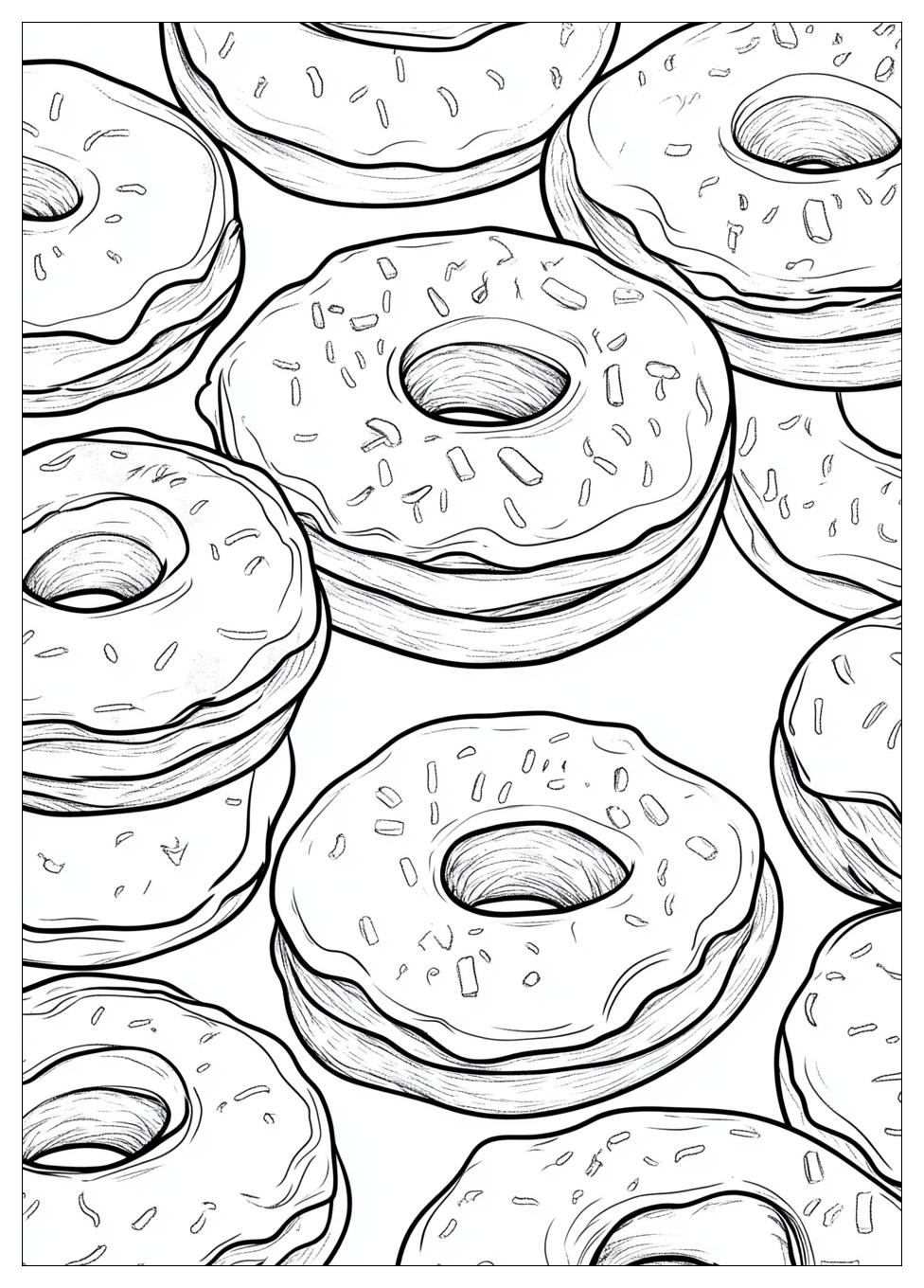 Donut Ausmalbilder 10