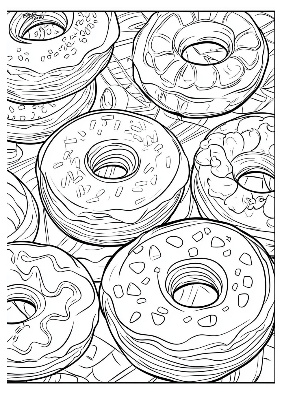 Donut Ausmalbilder 15