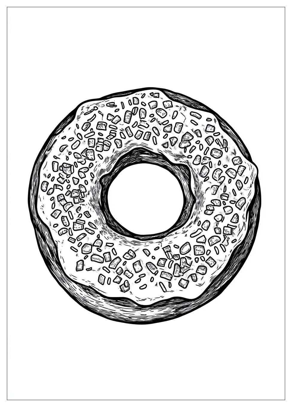 Donut Ausmalbilder 16