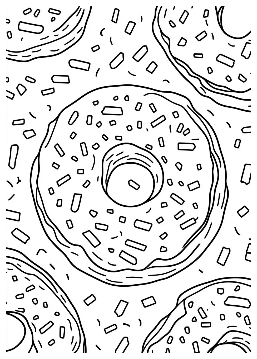 Donut Ausmalbilder 2
