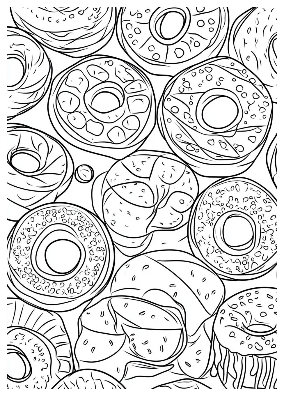 Donut Ausmalbilder 21