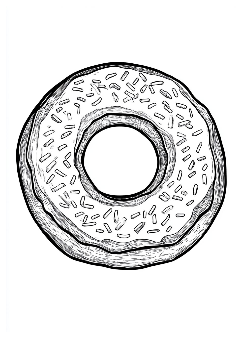 Donut Ausmalbilder 3