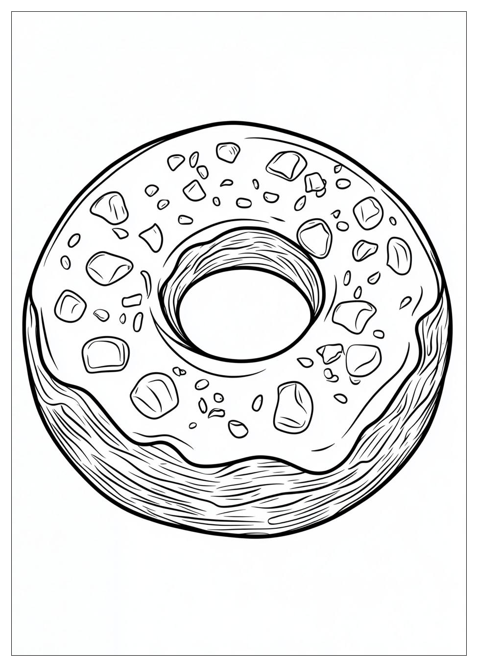 Donut Ausmalbilder 4
