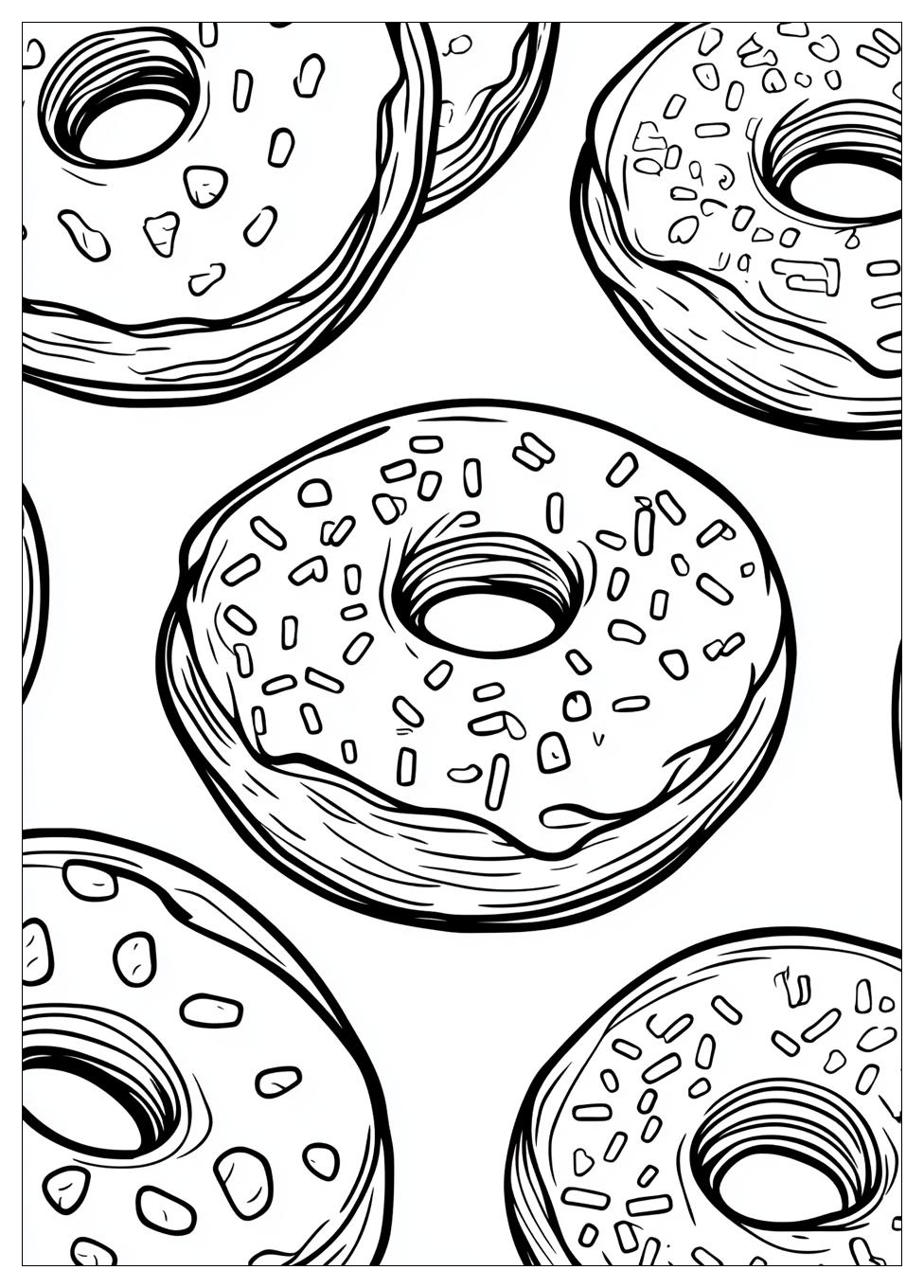 Donut Ausmalbilder 5