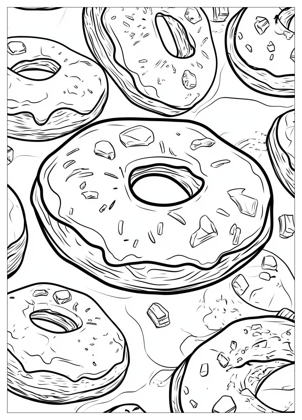 Donut Ausmalbilder 6