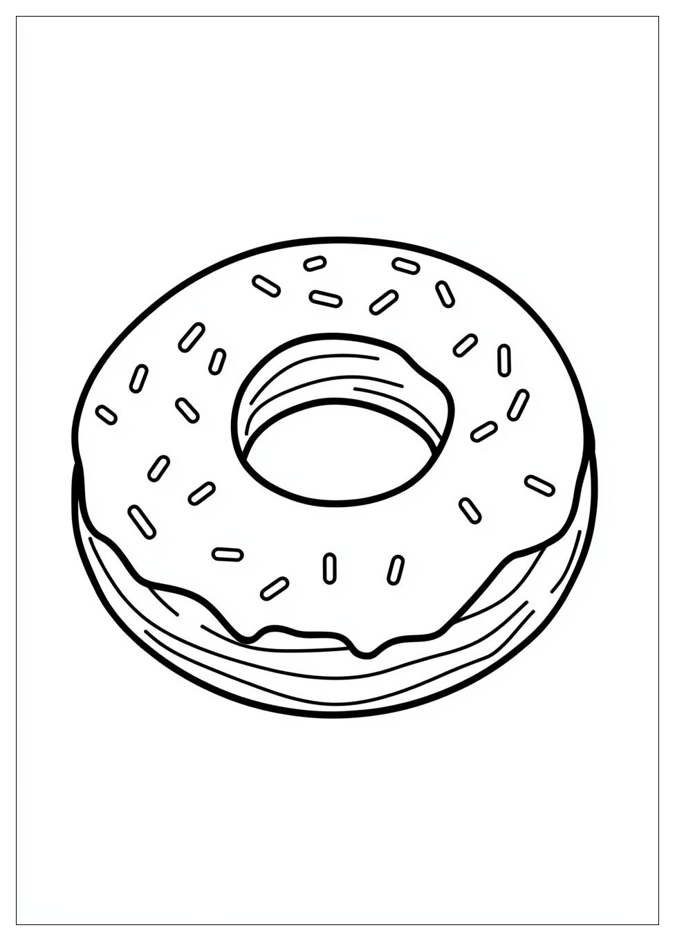 Donut Ausmalbilder 9