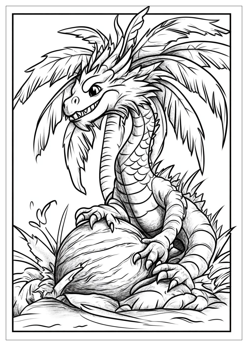 Drache Kokosnuss Ausmalbilder 11