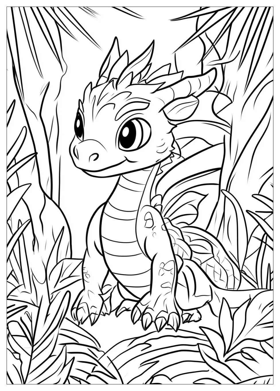 Drache Kokosnuss Ausmalbilder 15