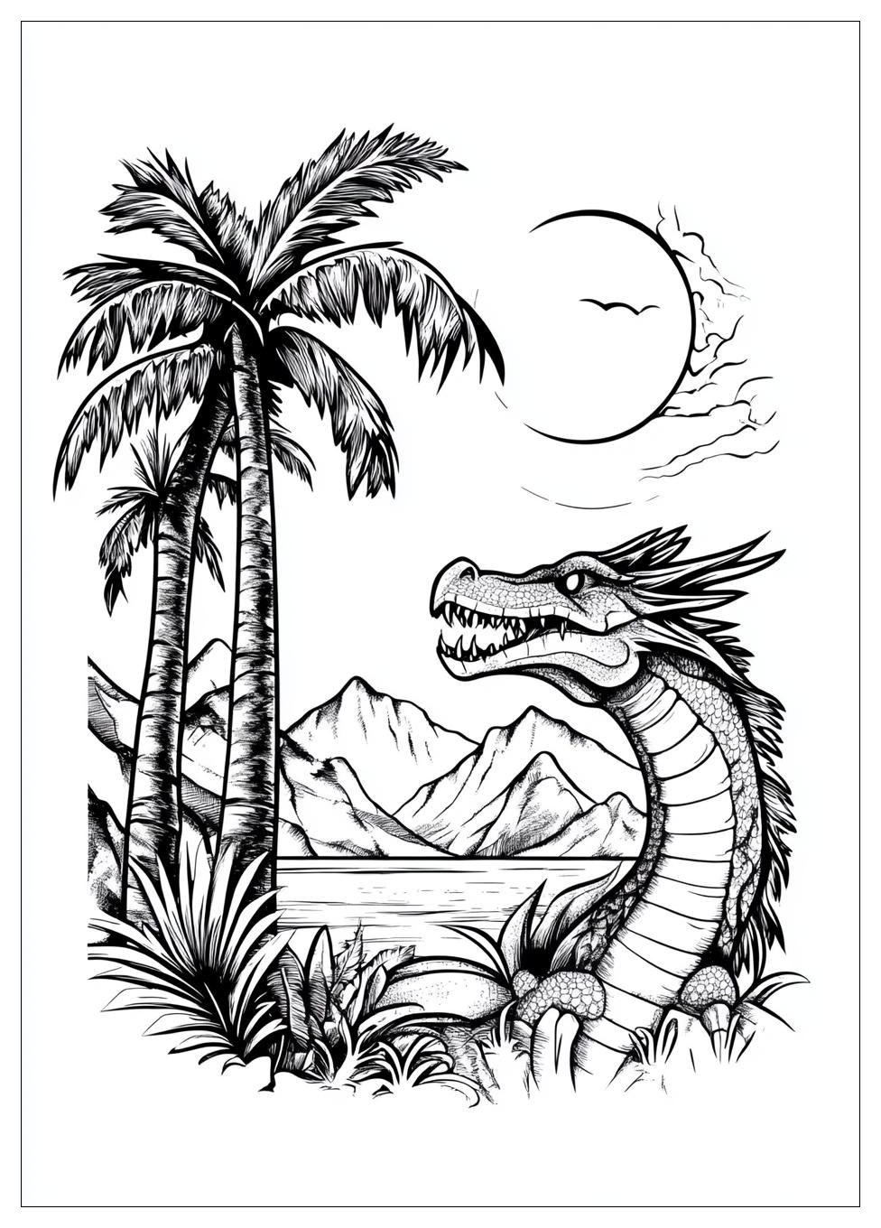 Drache Kokosnuss Ausmalbilder 16
