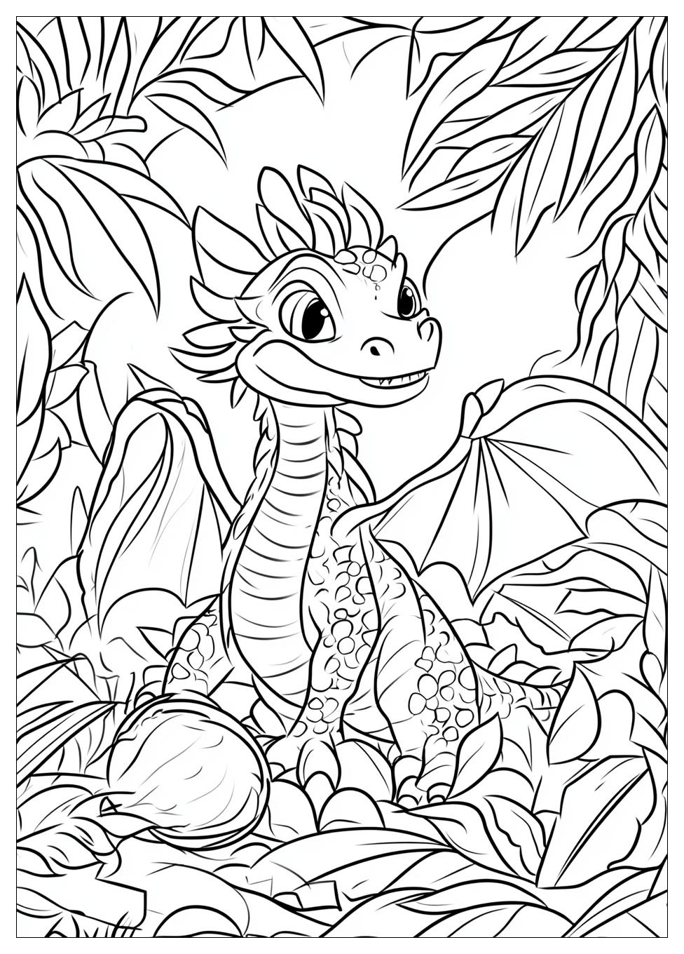 Drache Kokosnuss Ausmalbilder 24