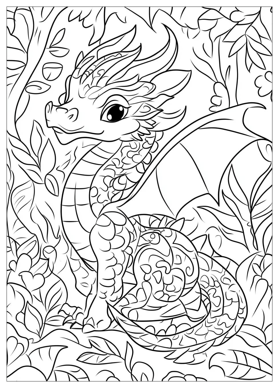 Drachen Ausmalbilder 17