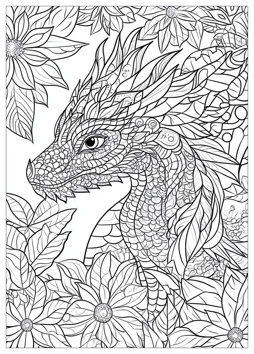 Drachen Ausmalbilder 22