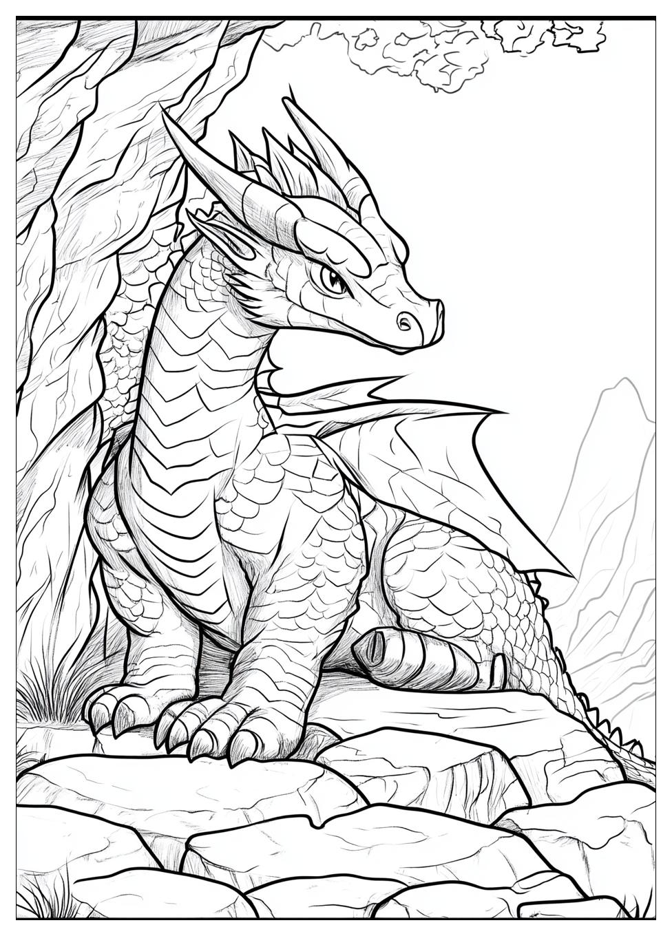 Drachen Ausmalbilder 8