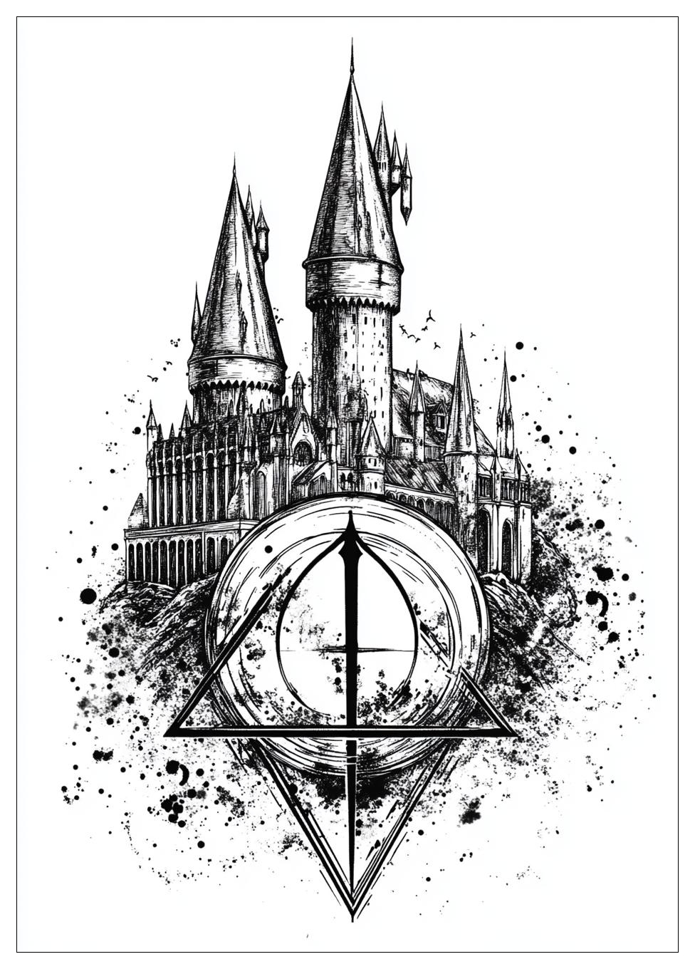Drucken Harry Potter Ausmalbilder 17
