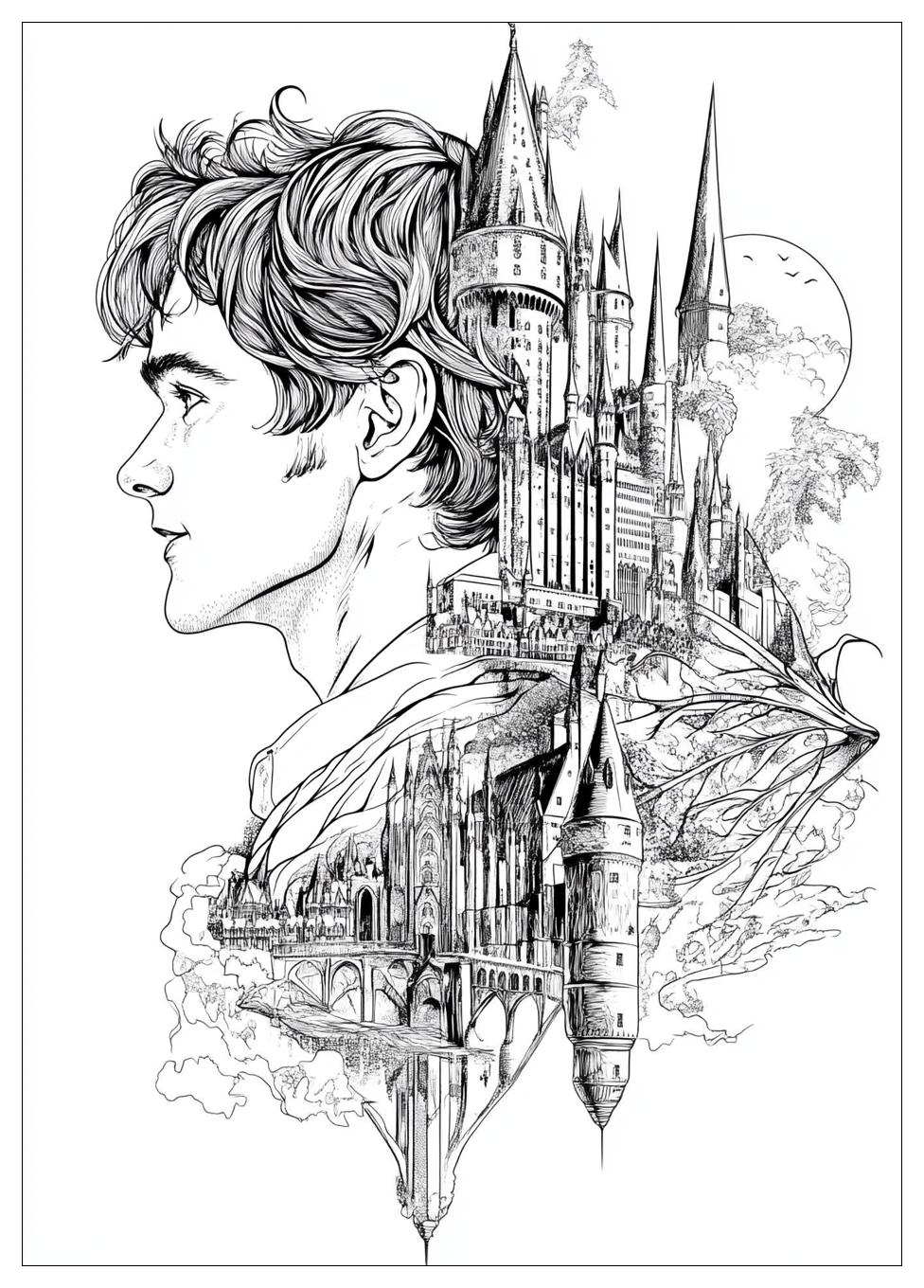 Drucken Harry Potter Ausmalbilder 21