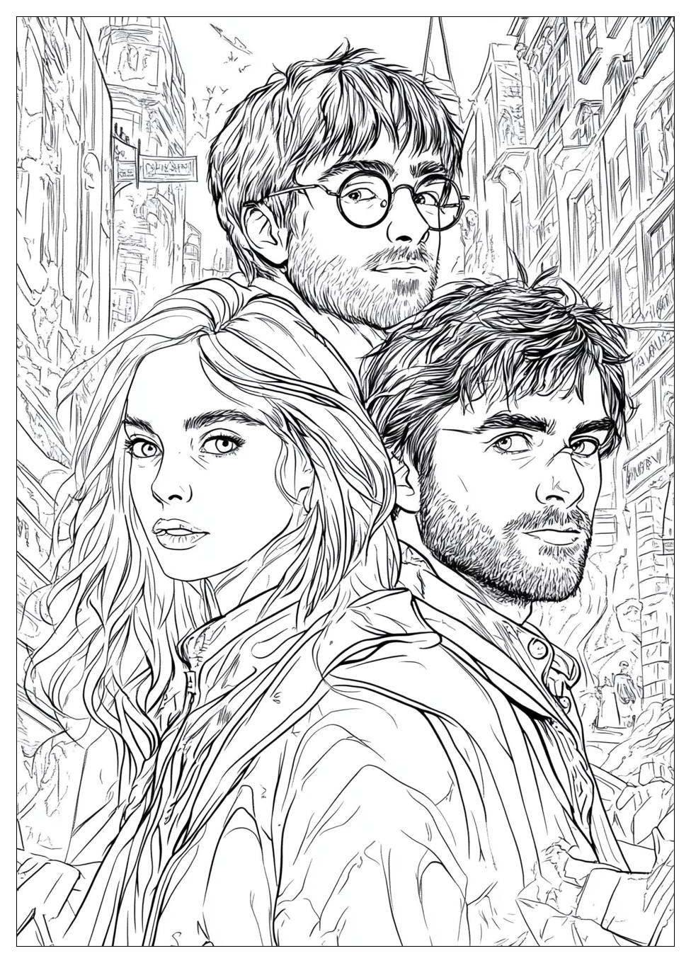 Drucken Harry Potter Ausmalbilder 23