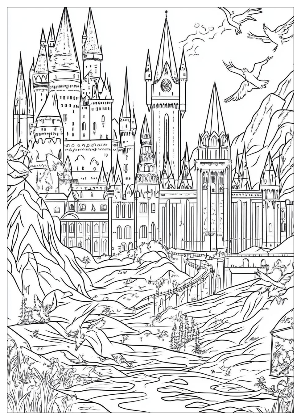 Drucken Harry Potter Ausmalbilder 9