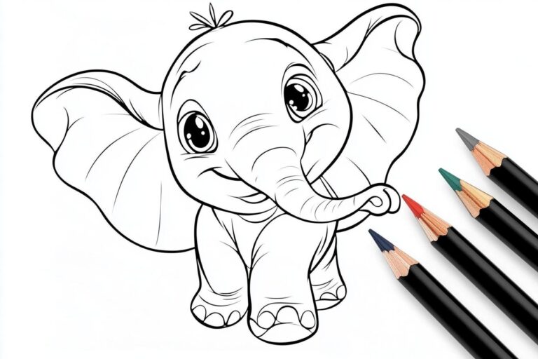 Dumbo Ausmalbilder : Malen, Lernen, Entspannen