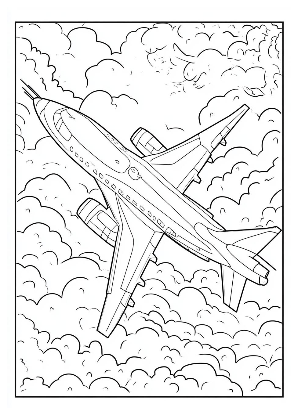 Düsenjet Ausmalbilder 11