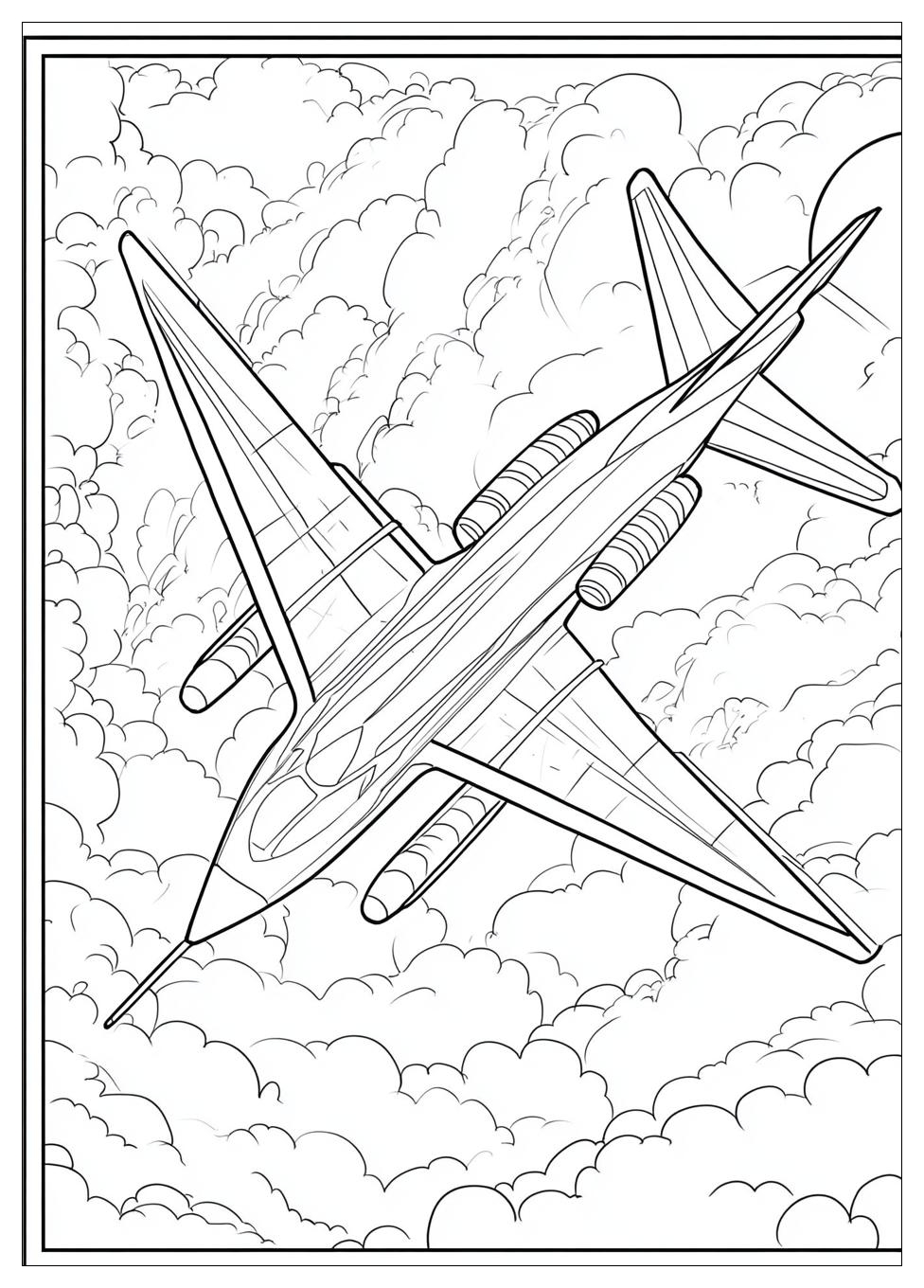 Düsenjet Ausmalbilder 13
