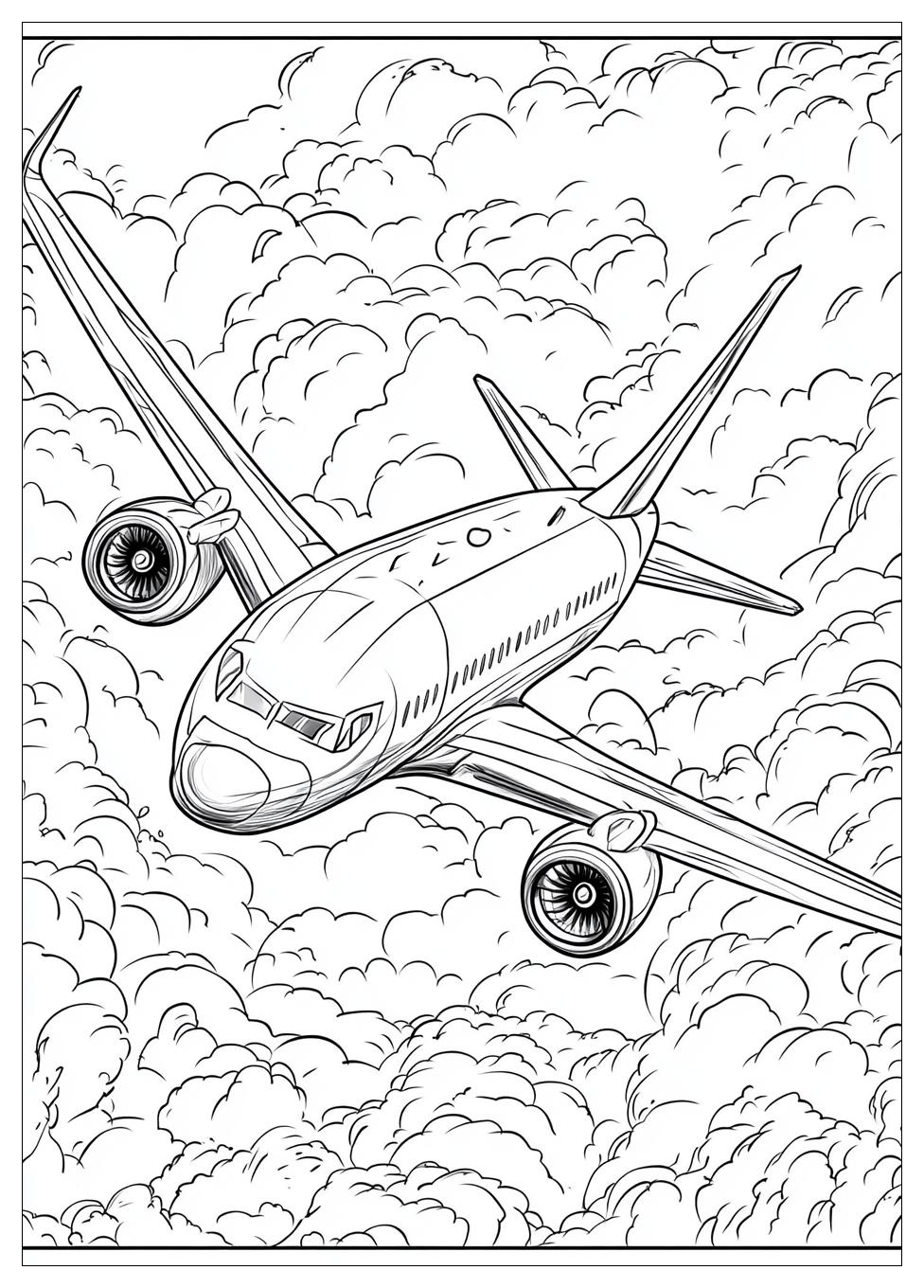 Düsenjet Ausmalbilder 14