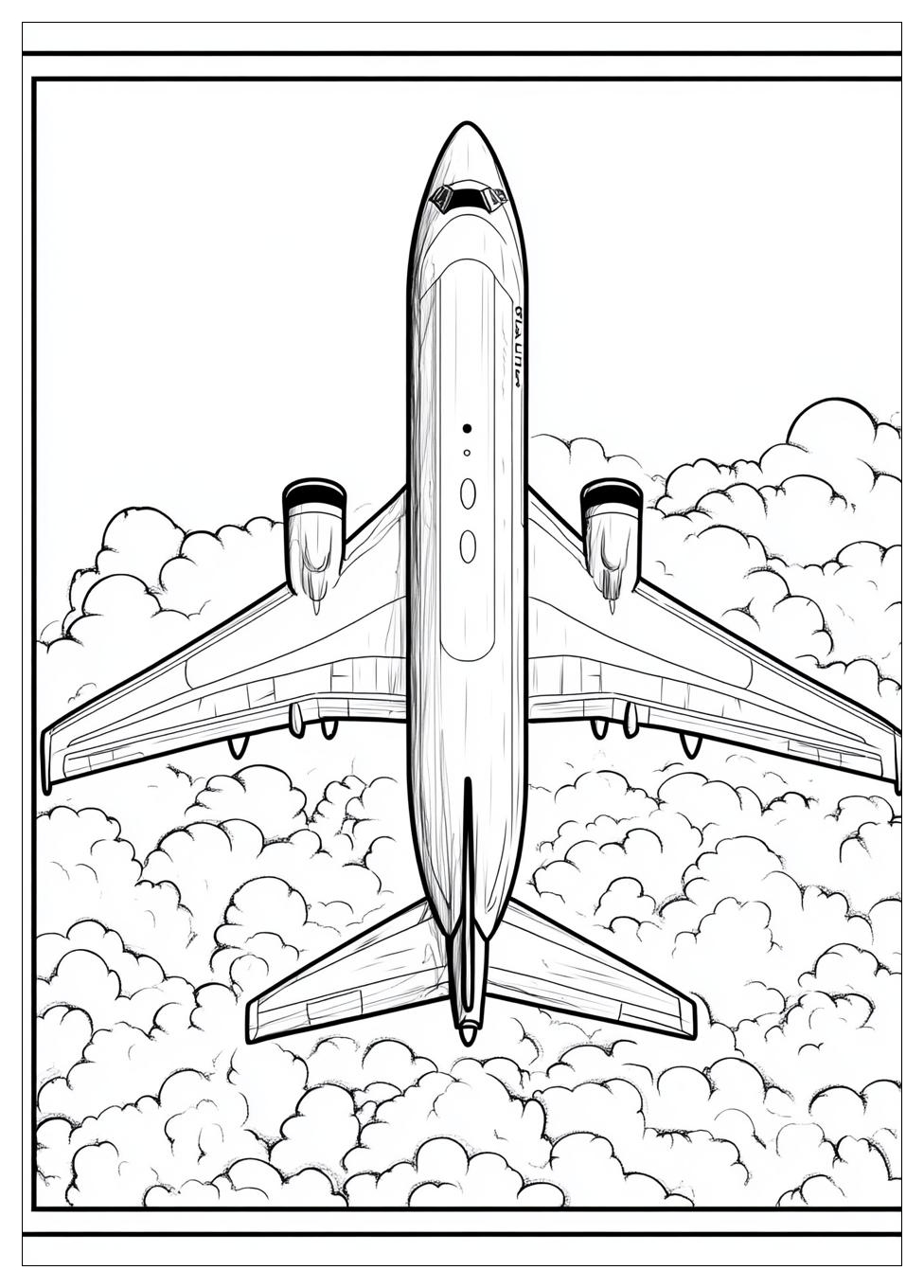 Düsenjet Ausmalbilder 16