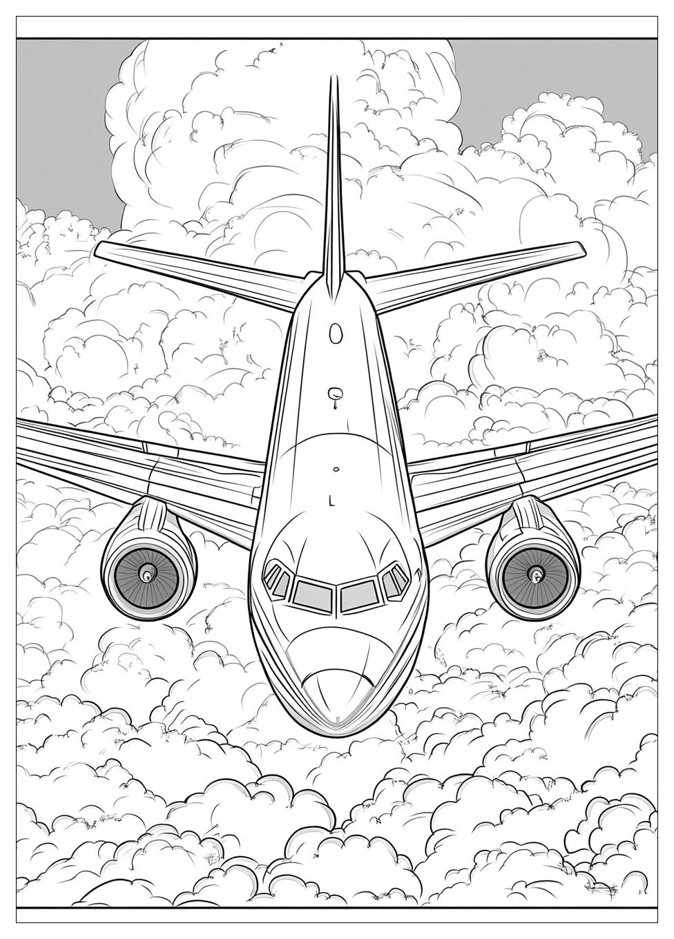 Düsenjet Ausmalbilder 18