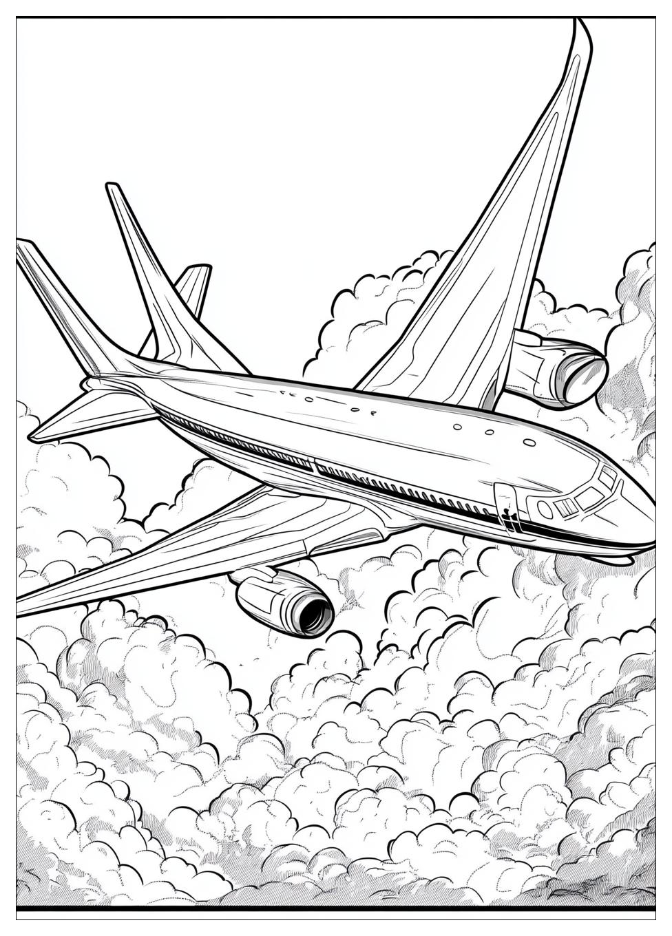 Düsenjet Ausmalbilder 2