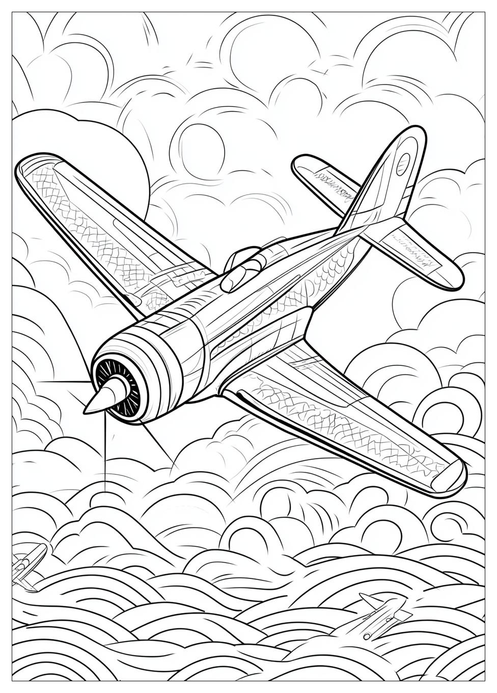 Düsenjet Ausmalbilder 23