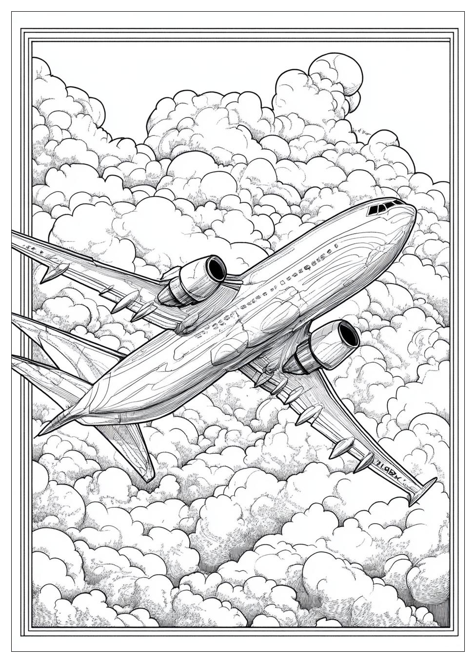 Düsenjet Ausmalbilder 24
