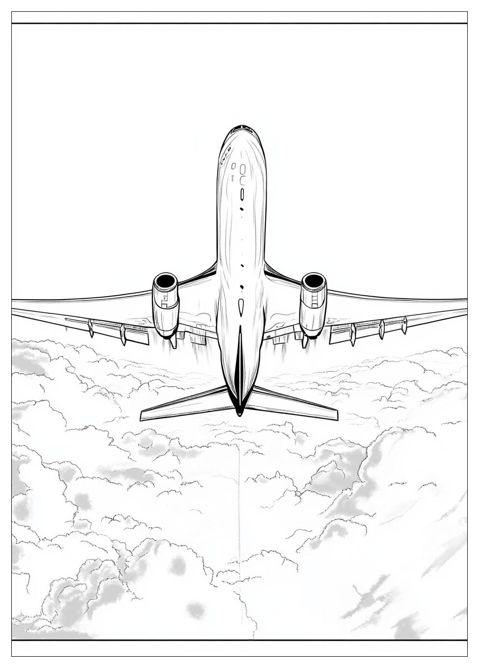 Düsenjet Ausmalbilder 8