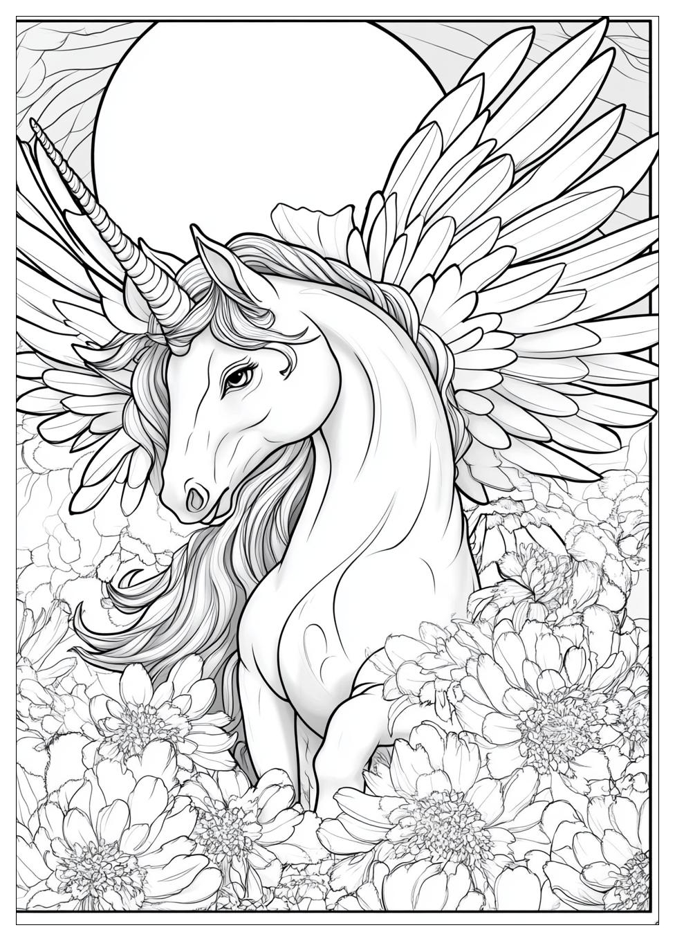Einhorn Mit Flügeln Ausmalbilder 13