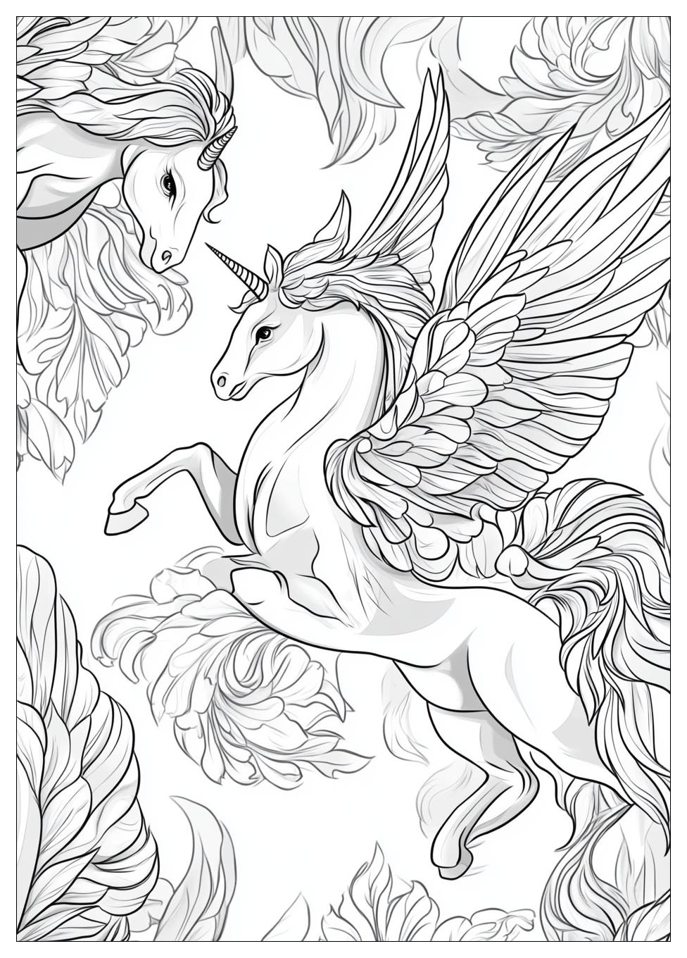 Einhorn Pegasus Ausmalbilder 13