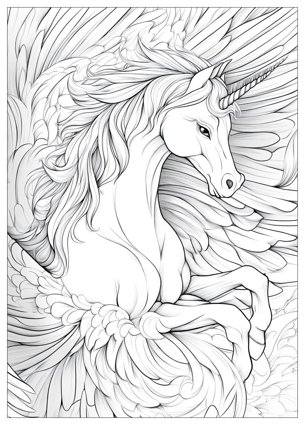 Einhorn Pegasus Ausmalbilder 16