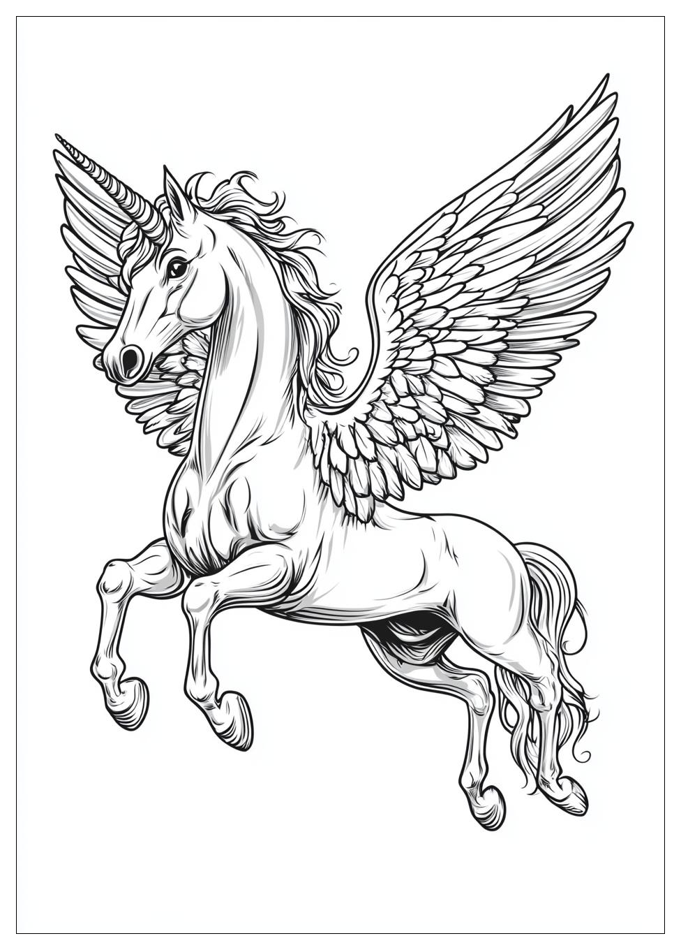 Einhorn Pegasus Ausmalbilder 18