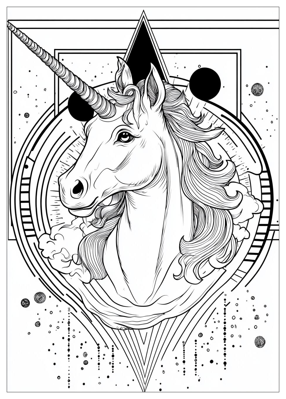Einhorn Regenbogen Ausmalbilder 17