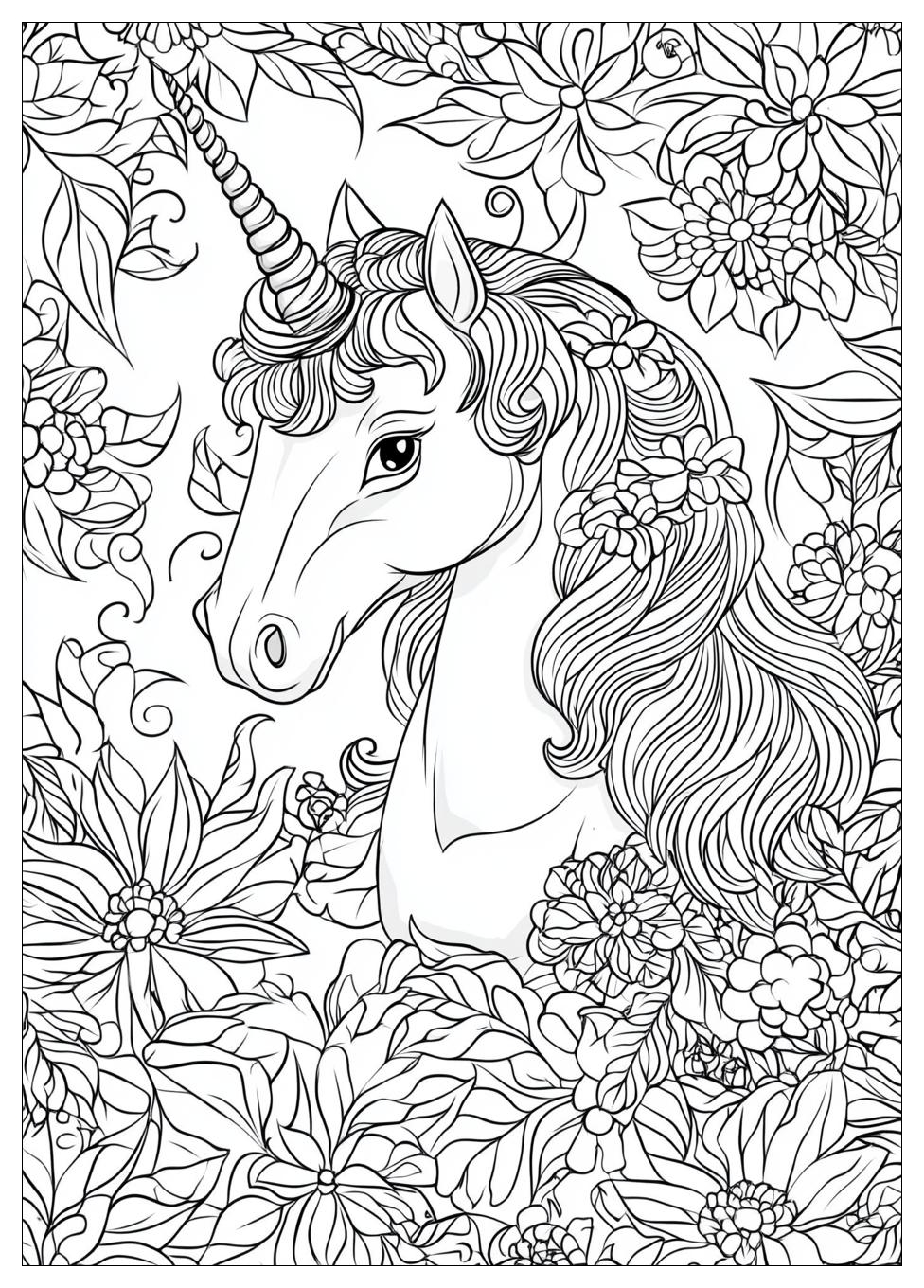 Einhorn Regenbogen Ausmalbilder 23
