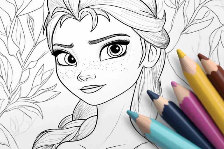 Eiskönigin Elsa Elsa Ausmalbilder : Elsa Ausmalen – Kreativität & Fantasie