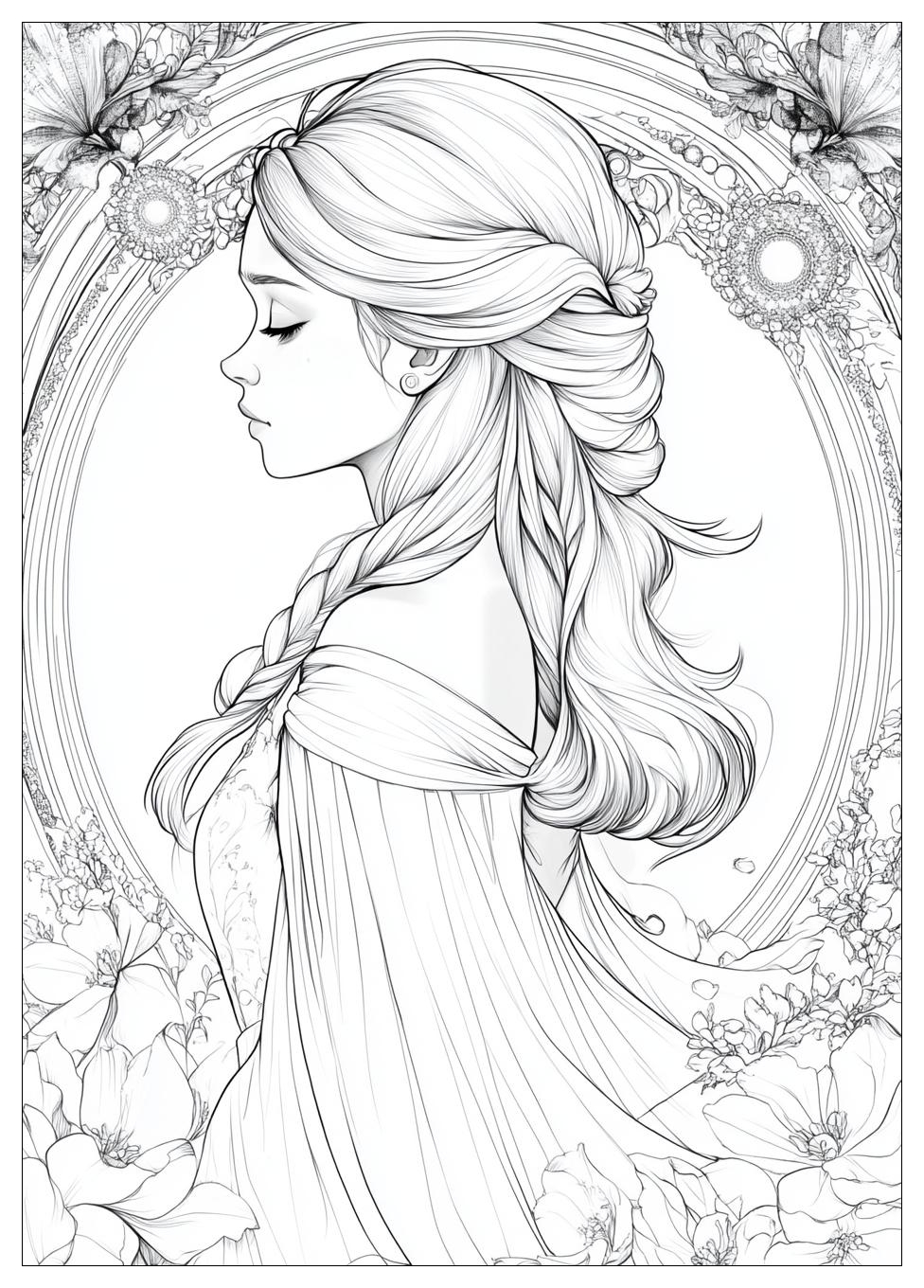 Eiskönigin Elsa Elsa Ausmalbilder 12