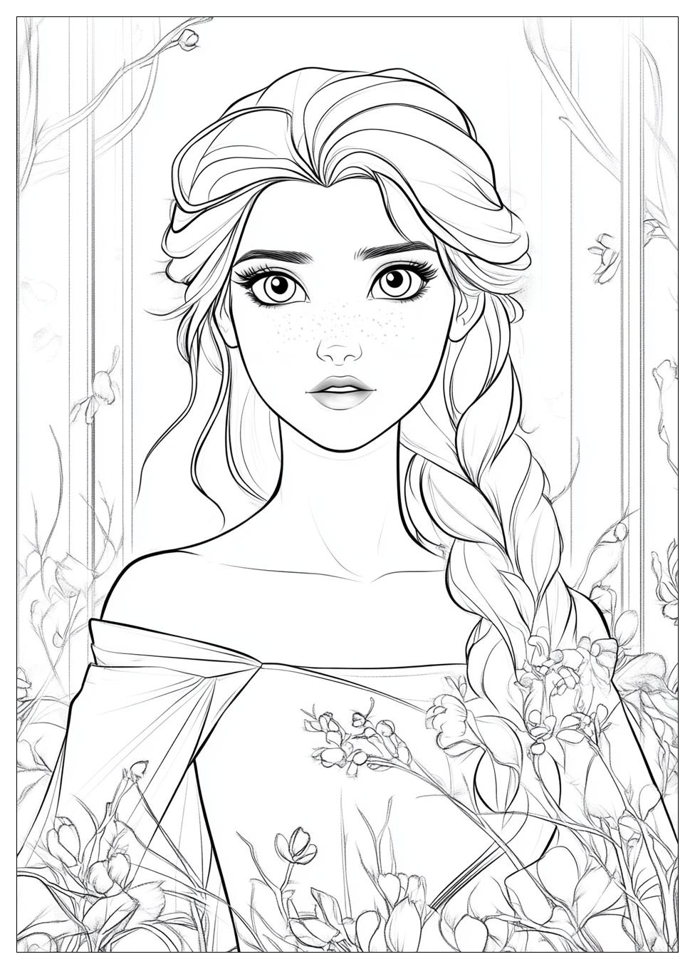 Eiskönigin Elsa Elsa Ausmalbilder 14