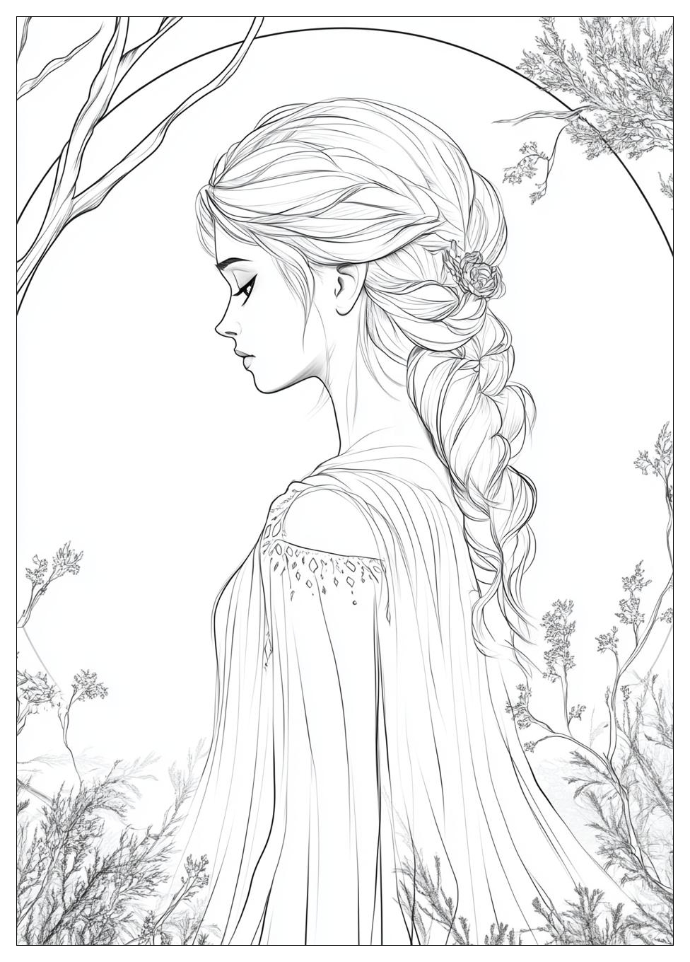 Eiskönigin Elsa Elsa Ausmalbilder 15