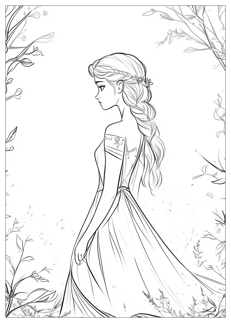 Eiskönigin Elsa Elsa Ausmalbilder 16