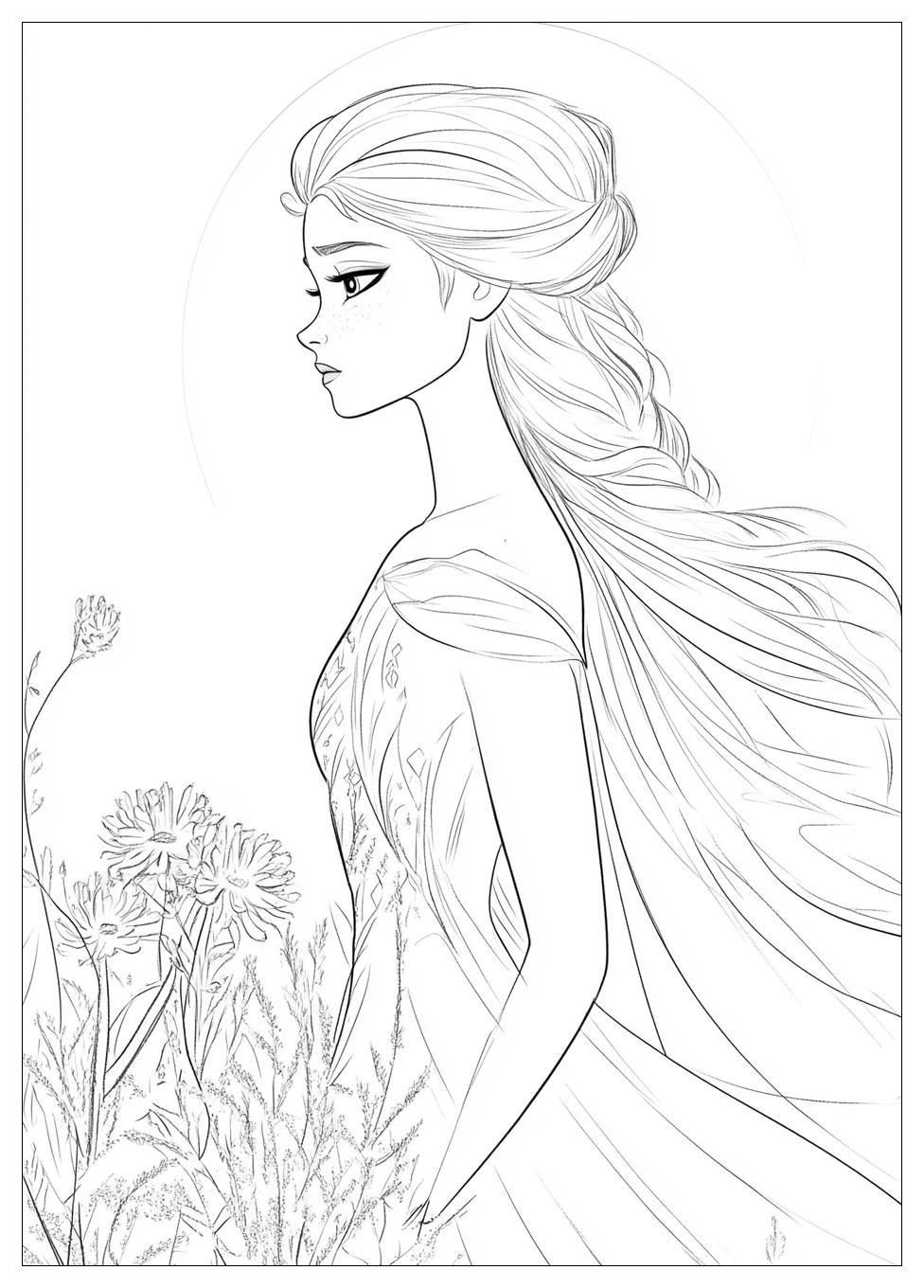 Eiskönigin Elsa Elsa Ausmalbilder 4