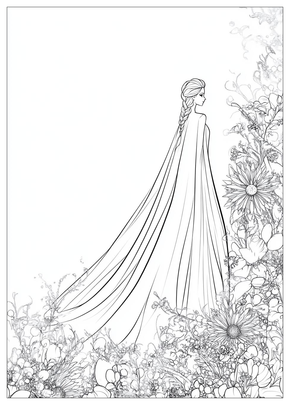 Eiskönigin Elsa Elsa Ausmalbilder 7
