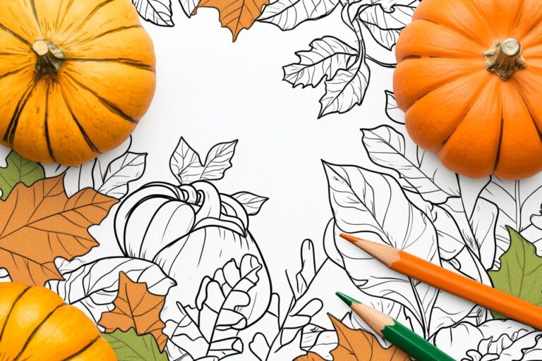 Erntedank Ausmalbilder : Kreative Herbstmotive zum Ausmalen
