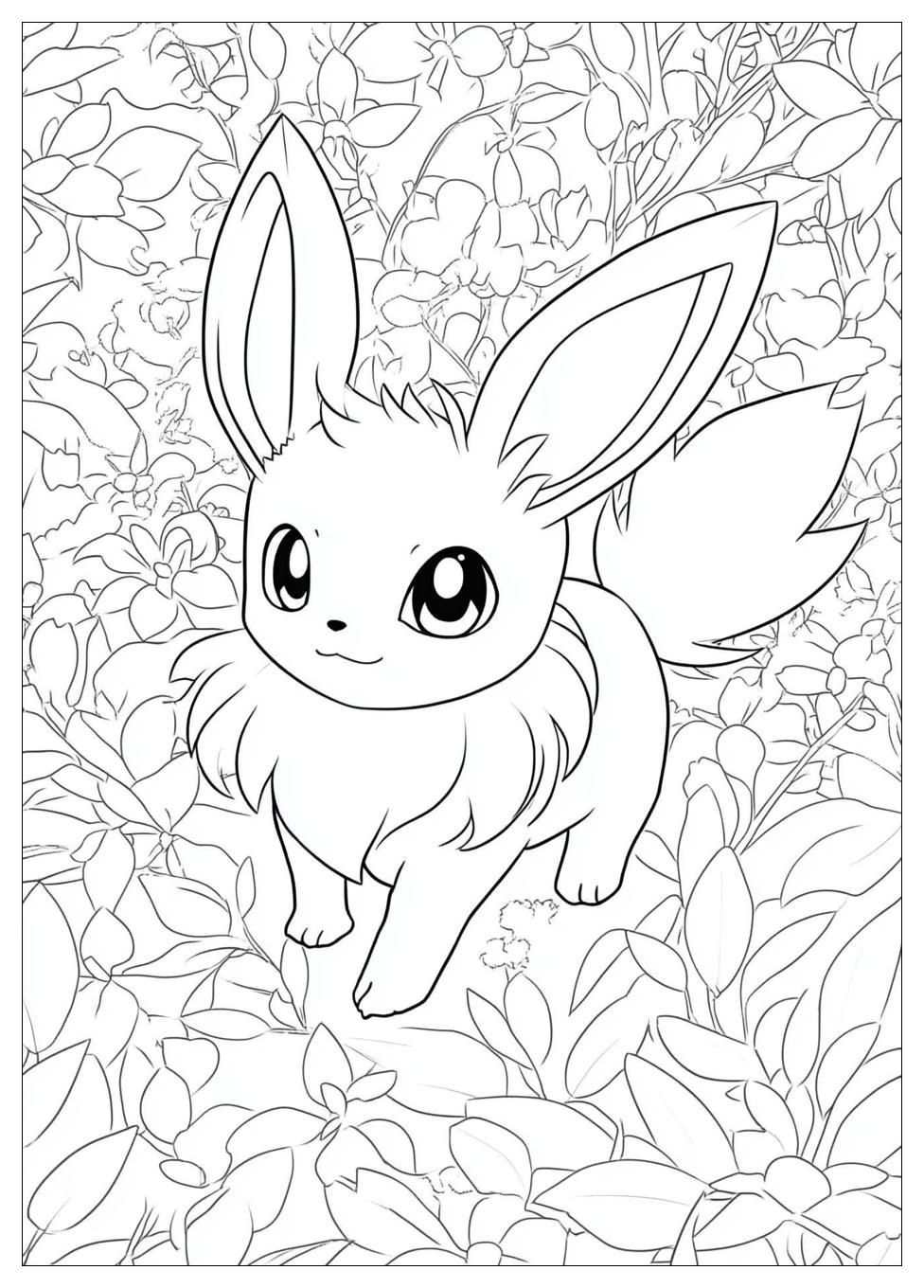 Evoli Pokemon Ausmalbilder 16