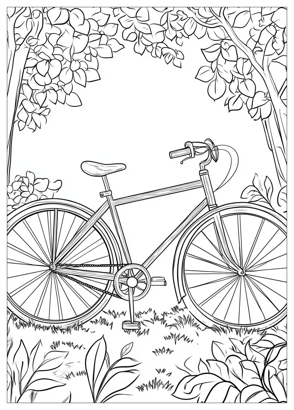 Fahrrad Ausmalbilder 8