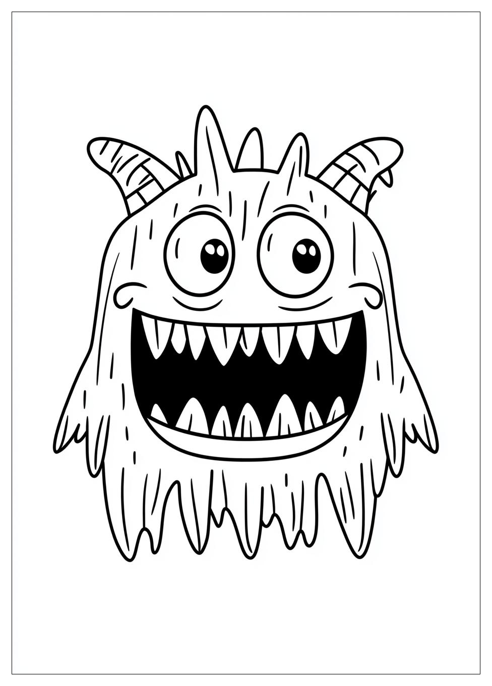 Farbenmonster Ausmalbilder 1