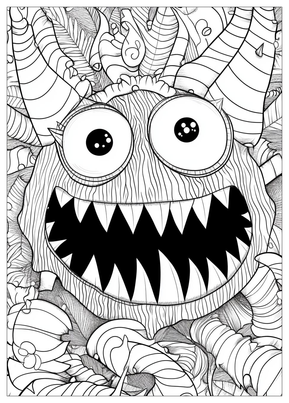 Farbenmonster Ausmalbilder 13