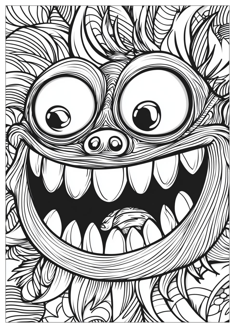 Farbenmonster Ausmalbilder 14